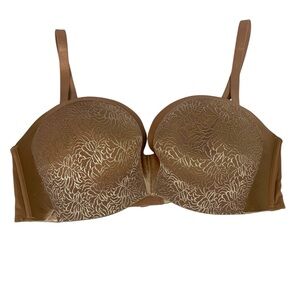 Source Unknown Brown Lace Bra